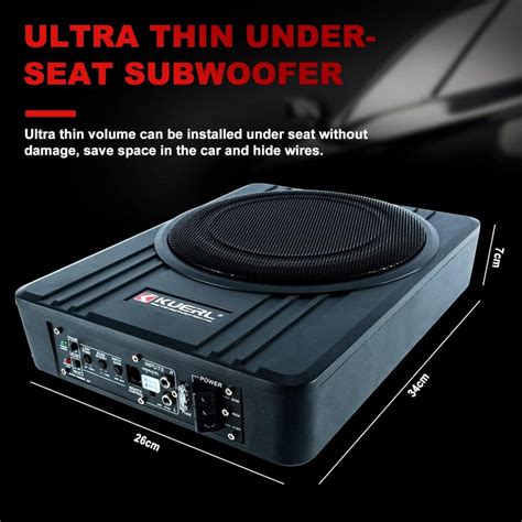 untersitz subwoofer test|7 Best Under Seat Subwoofers for Car Owners